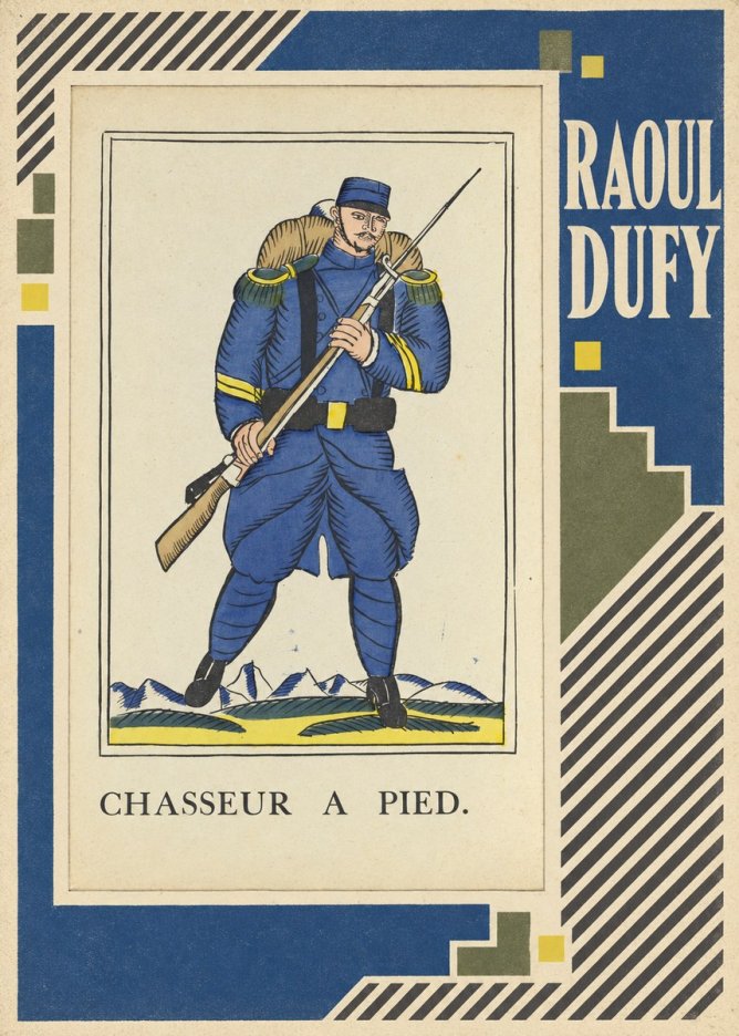 Raoul Dufy Chasseur a Pied. No5 - Plakat