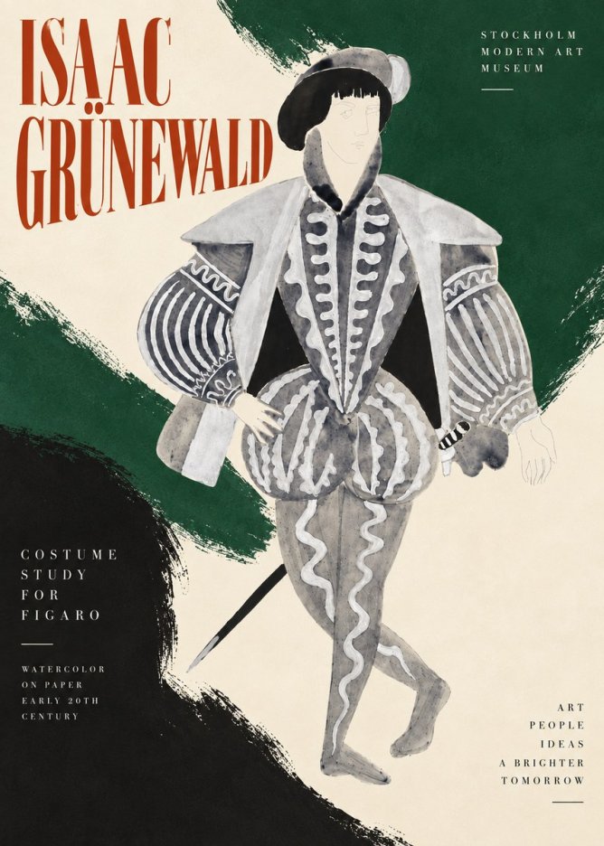 Isaac Grünewald Figaro II No5 - Plakat