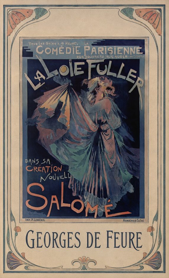 Georges de Feure La Loïe Fuller - Salomé II No1 - Plakat