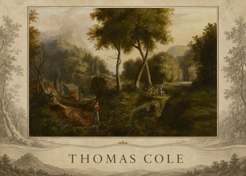Thomas Cole The Hunter's Return I No3 - Plakat
