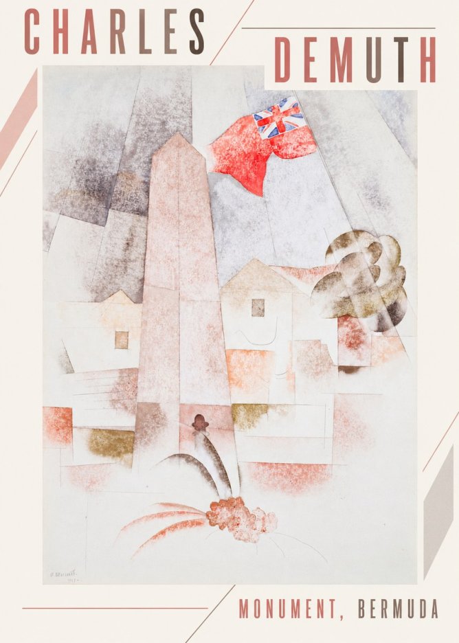 Charles Demuth Monument, Bermuda No3 - Plakat