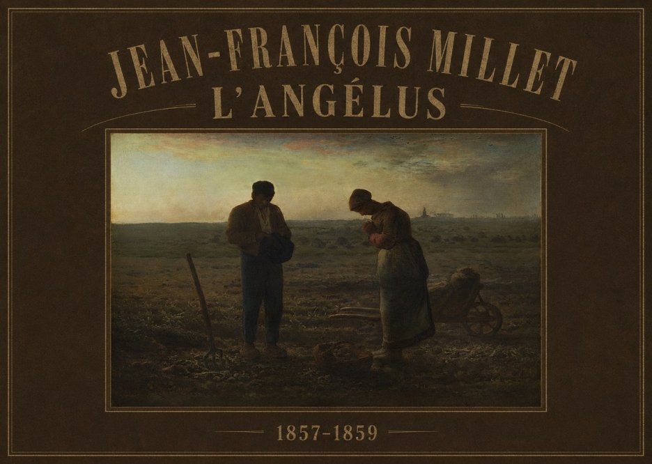 Jean-François Millet L'angélus I No3 - Plakat