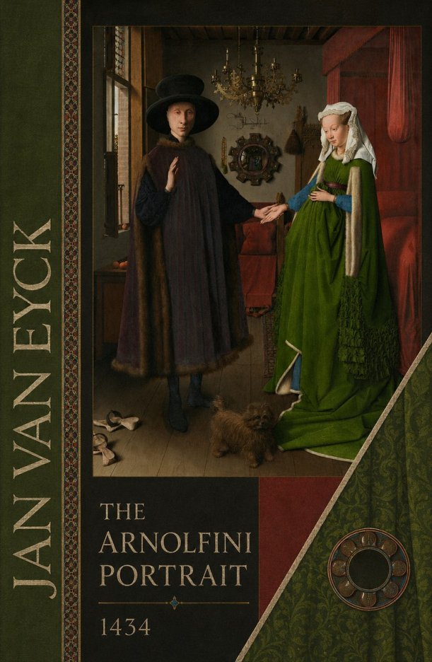Jan van Eyck The Arnolfini Portrait V No4 - Plakat