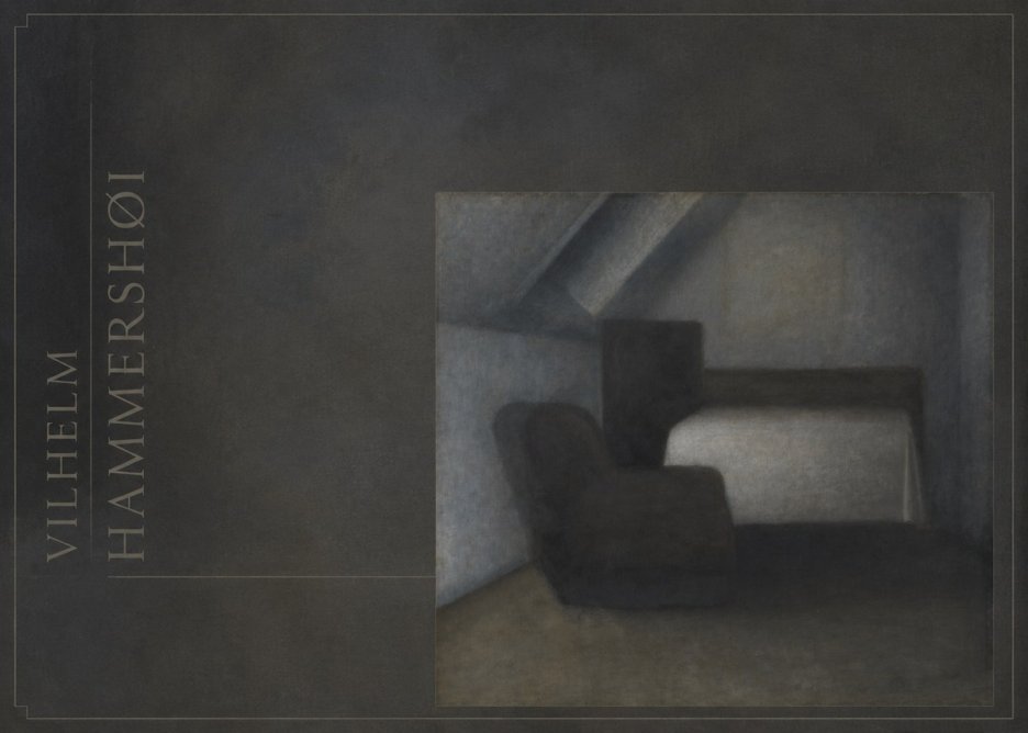 Vilhelm Hammershøi Interior, Strandgade 30 III No5 - Plakat