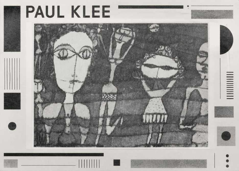 Paul Klee Specter of a Genius No3 - Plakat