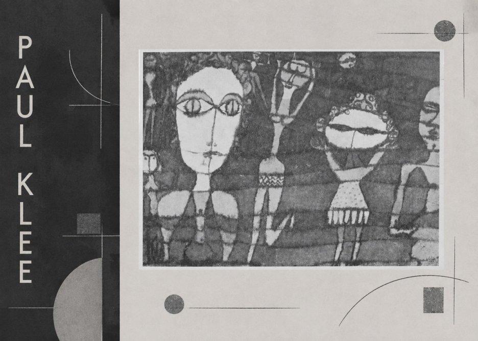 Paul Klee Specter of a Genius No4 - Plakat