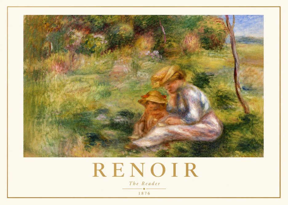 Renoir The Reader No3 - Plakat