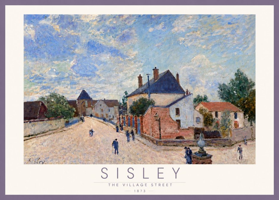 Sisley The Village Street No5 - Plakat