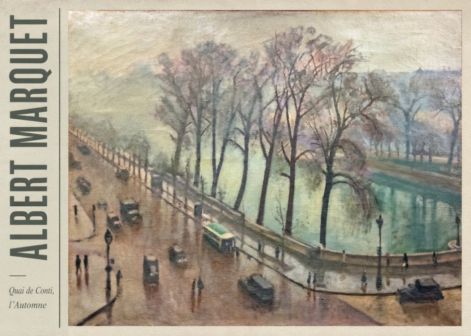 Albert Marquet Quai De Conti, L'automne No2 - Plakat
