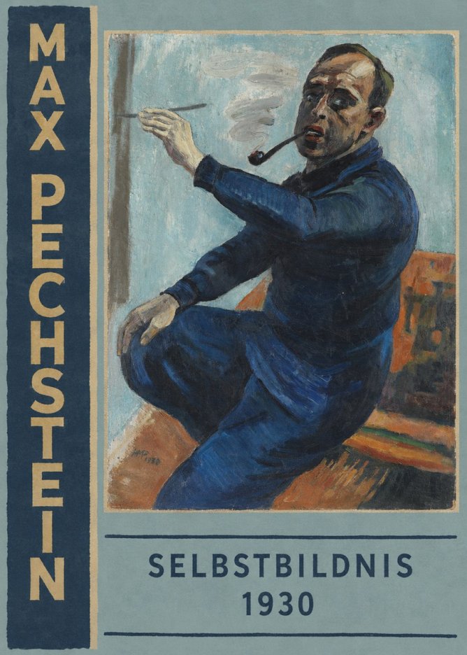 Max Pechstein Selbstbildnis No2 - Plakat
