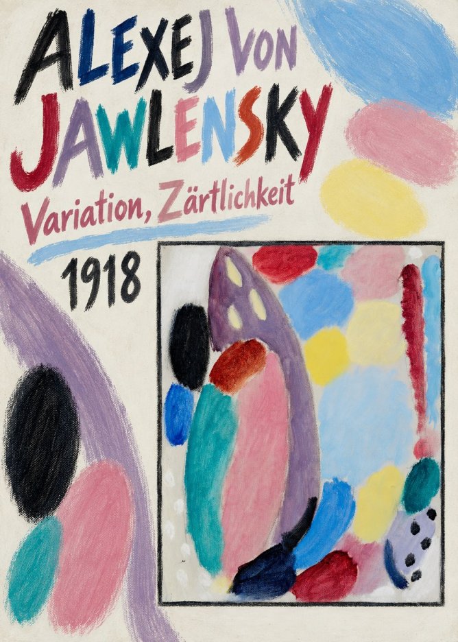 Alexej von Jawlensky Variation, Zärtlichkeit No6 - Plakat