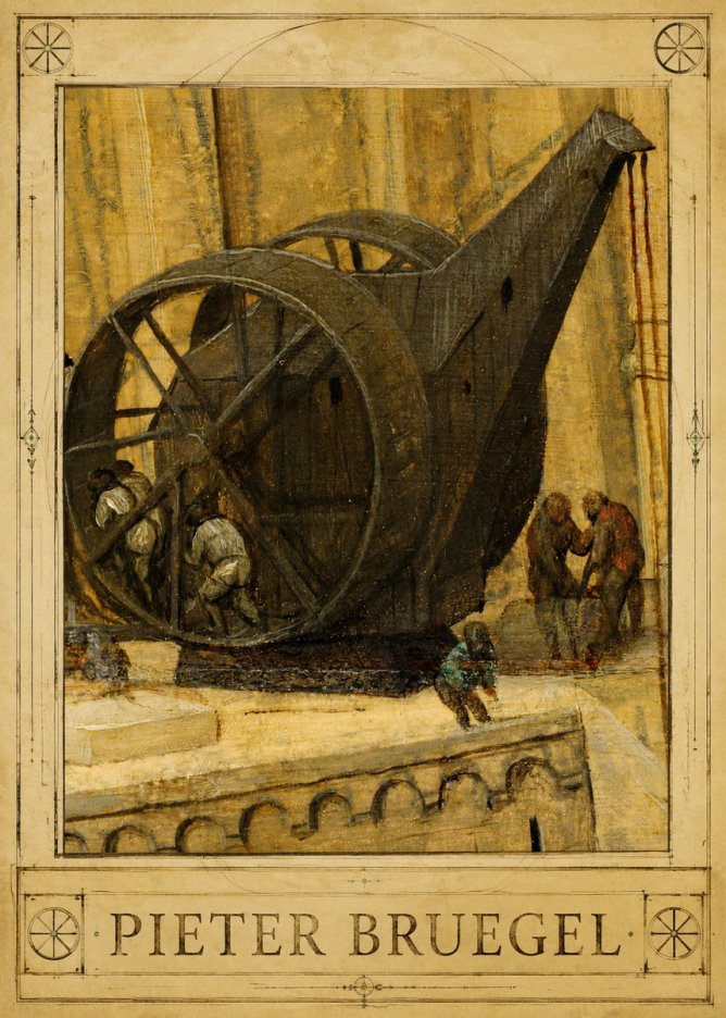 Pieter Bruegel The Crane No1 - Plakat
