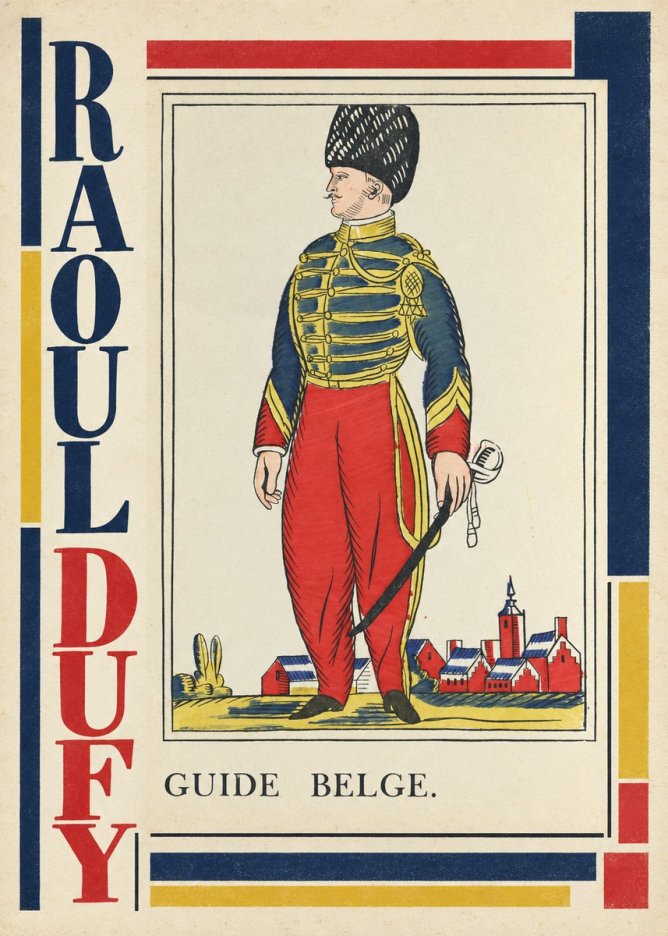 Raoul Dufy Guide Belge. No2 - Plakat