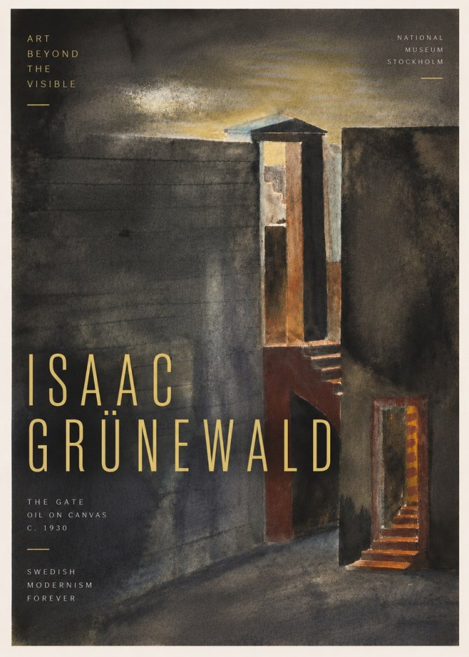 Isaac Grünewald Architectural Fantasy No6 - Plakat