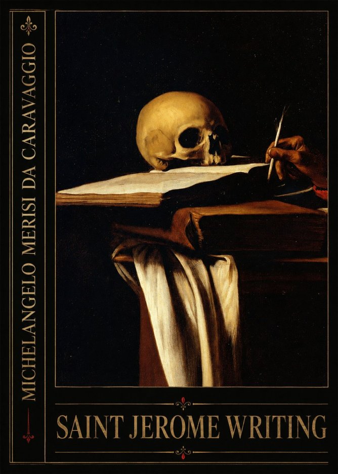 Michelangelo Merisi da Caravaggio Saint Jerome Writing III No3 - Plakat