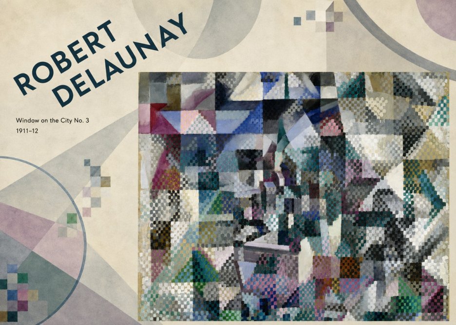 Robert Delaunay Window on the City No. 3 No3 - Plakat