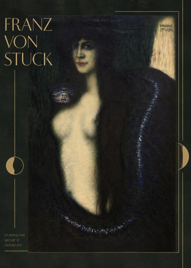 Franz von Stuck The Sin II No6 - Plakat
