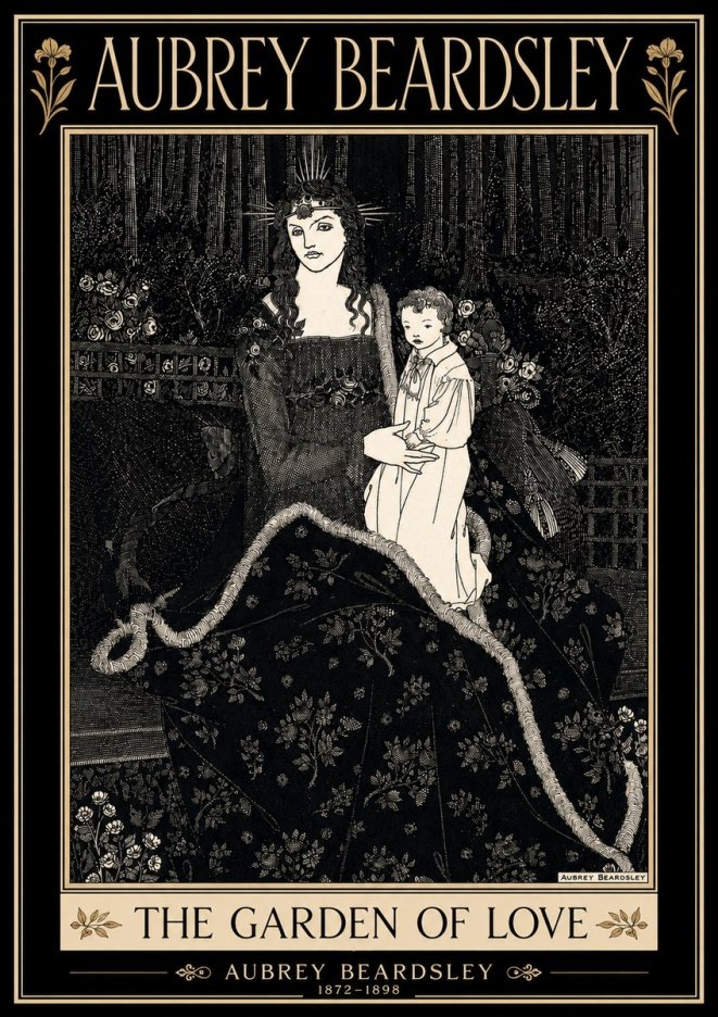 Aubrey Beardsley The Garden of Love No4 - Plakat