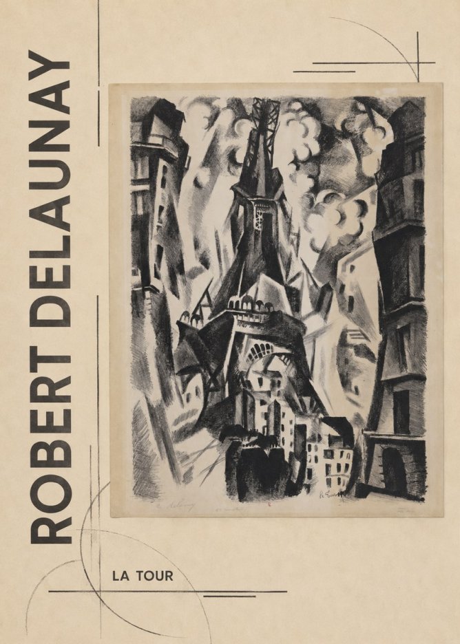 Robert Delaunay La Tour No2 - Plakat