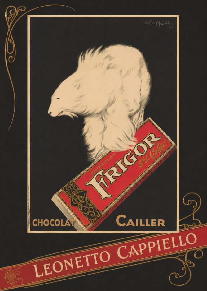 Leonetto Cappiello Chocolat Frigor No4 - Plakat