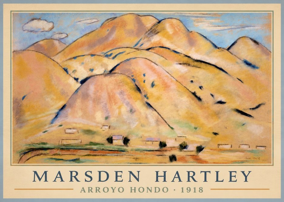 Marsden Hartley Arroyo Hondo No2 - Plakat