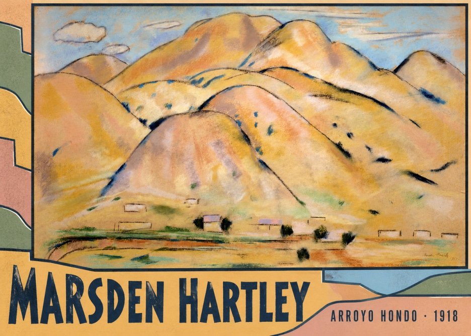 Marsden Hartley Arroyo Hondo No4 - Plakat