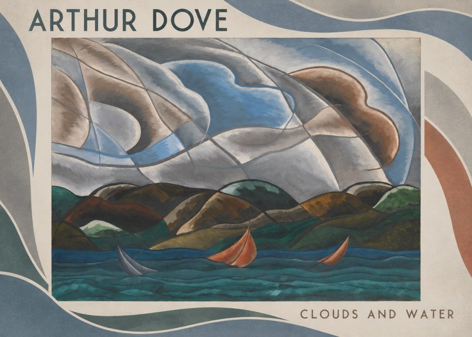 Arthur Dove Clouds and Water No2 - Plakat