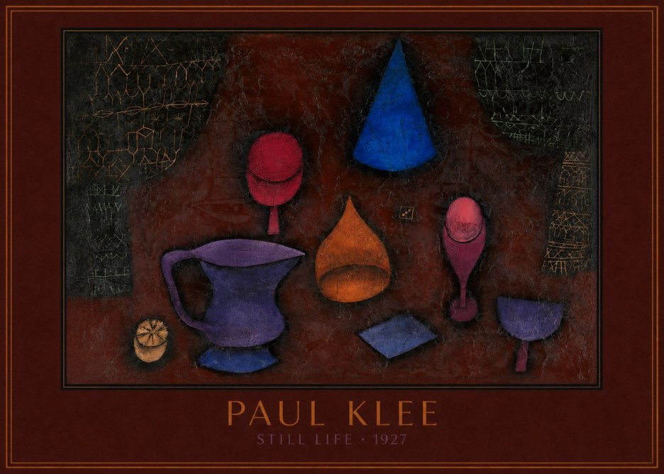 Paul Klee Still Life No3 - Plakat