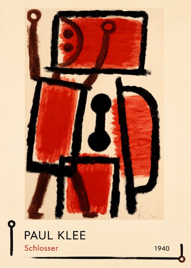 Paul Klee Schlosser No1 - Plakat