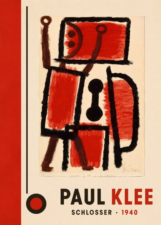 Paul Klee Schlosser No4 - Plakat