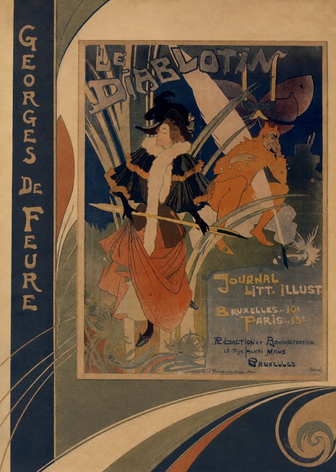 Georges de Feure Le Diablotin III No2 - Plakat