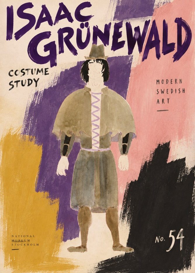 Isaac Grünewald Costume Study V No3 - Plakat