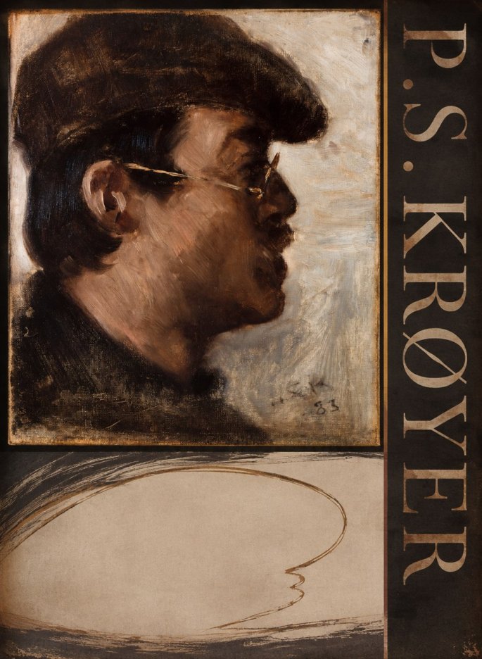 P.S. Krøyer Self-portrait with a Cap No3 - Plakat