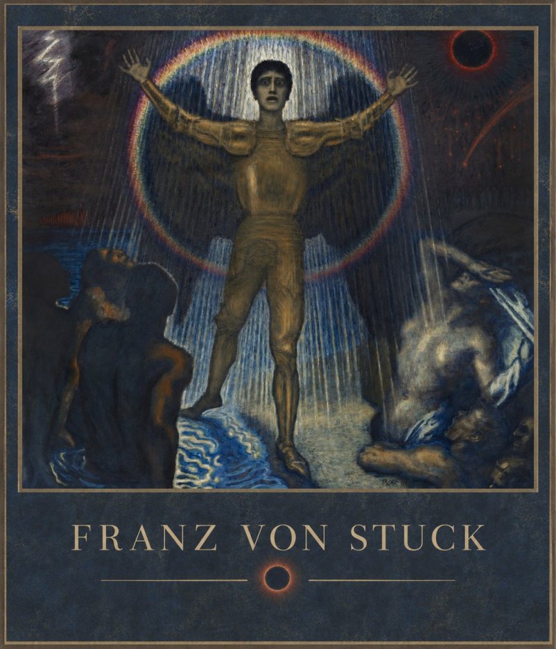 Franz von Stuck Lucifer No1 - Plakat