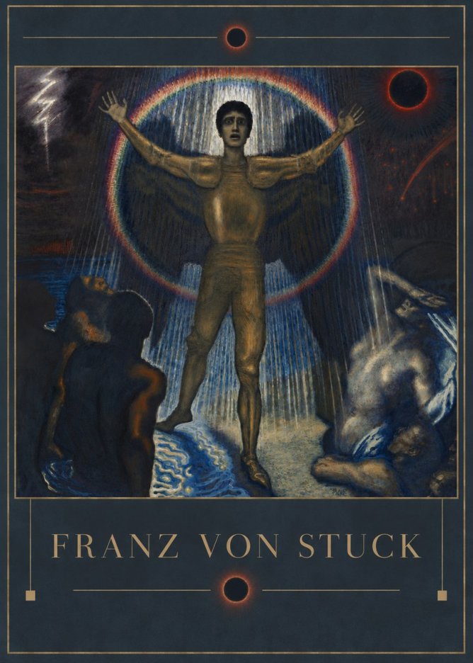 Franz von Stuck Lucifer No4 - Plakat