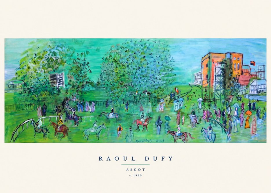Raoul Dufy Ascot C. 1930 I No6 - Plakat