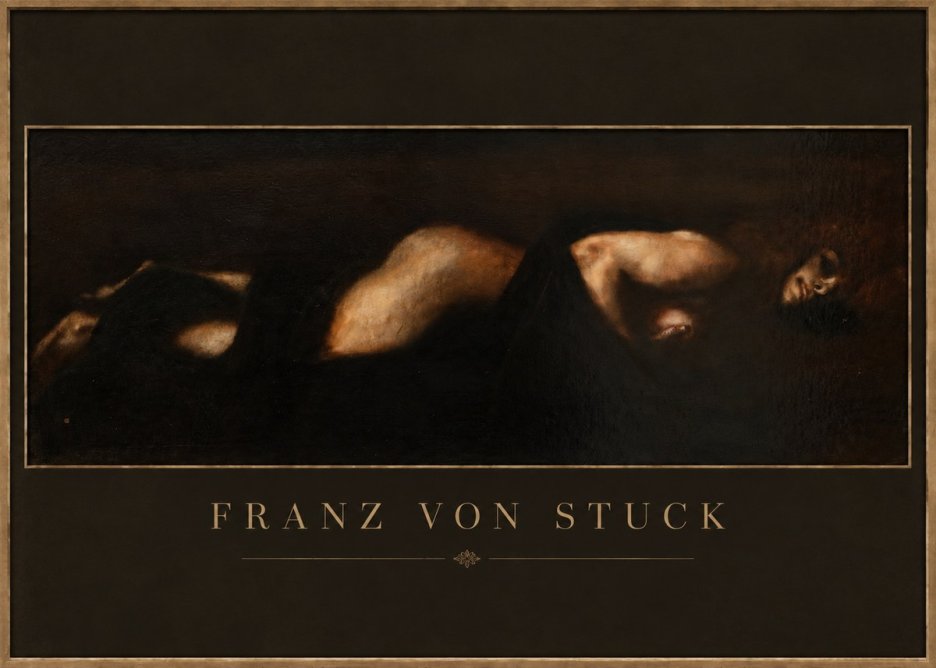Franz von Stuck Der Schlaf No4 - Plakat