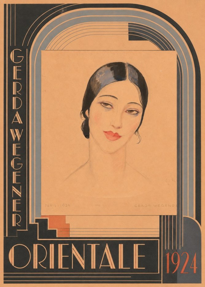 Gerda Wegener Orientale No6 - Plakat