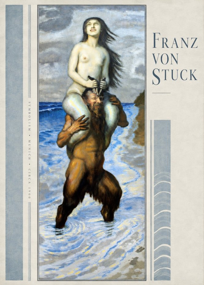 Franz von Stuck The Birth of Venus No5 - Plakat