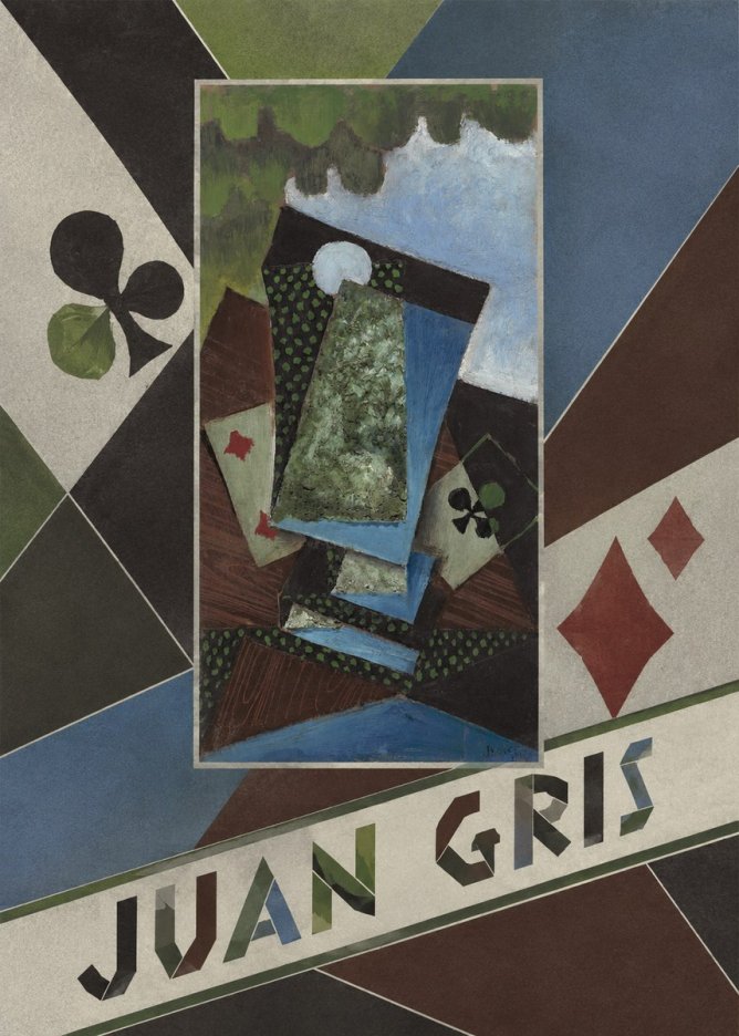 Juan Gris Playing Cards and a Siphon No4 - Plakat