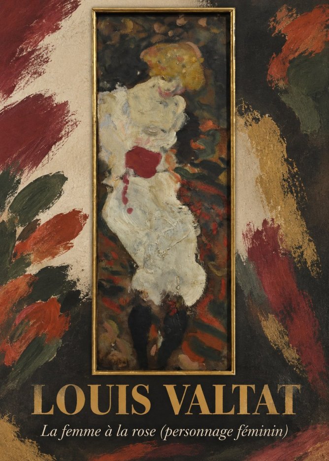 Louis Valtat La Femme À La Rose (Personnage Féminin) No1 - Plakat