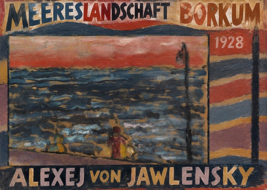 Alexej von Jawlensky Meereslandschaft Borkum No2 - Plakat