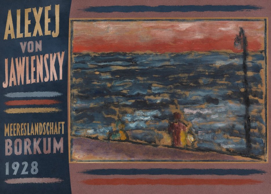 Alexej von Jawlensky Meereslandschaft Borkum No3 - Plakat
