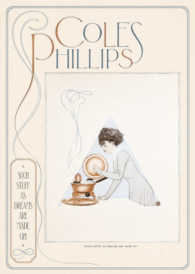 Coles Phillips Such Stuff as Dreams Are Made On No2 - Plakat