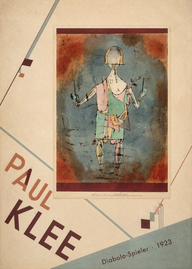 Paul Klee Diabolo-spieler No5 - Plakat