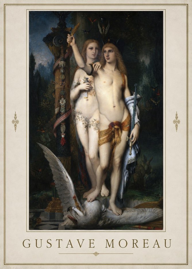Gustave Moreau The Chimeras No1 - Plakat