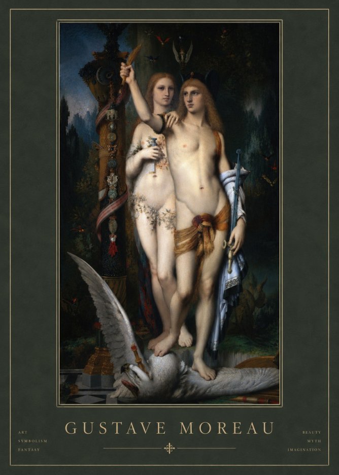 Gustave Moreau The Chimeras No3 - Plakat