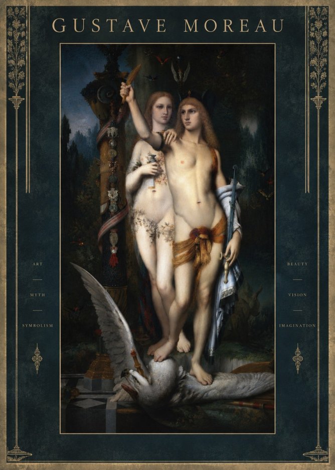Gustave Moreau The Chimeras No5 - Plakat