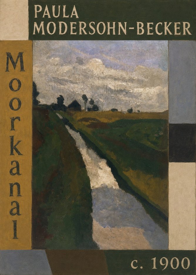 Paula Modersohn-Becker Moorkanal No6 - Plakat