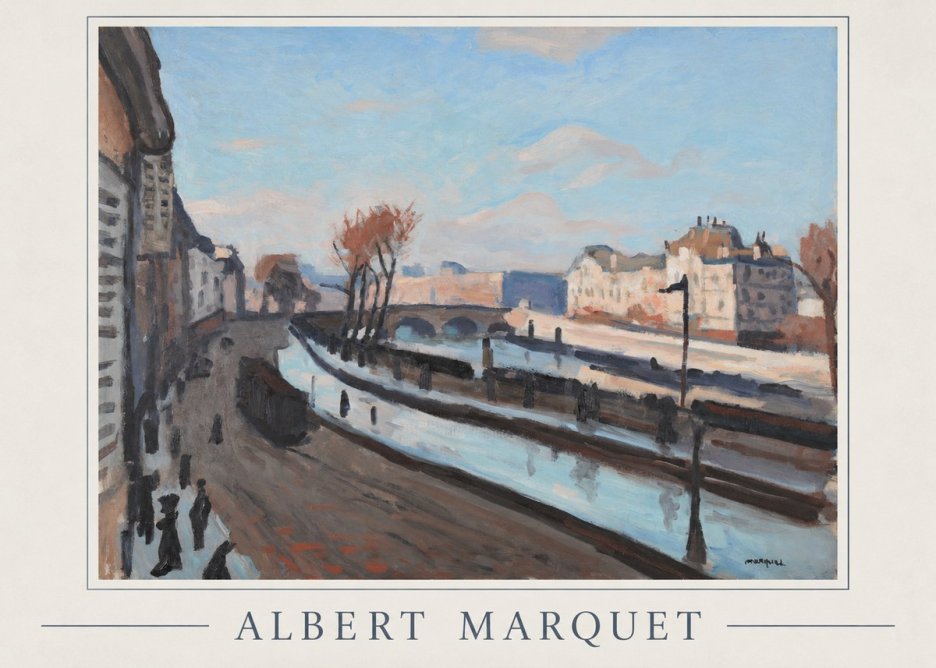 Albert Marquet Le Pont-neuf No1 - Plakat